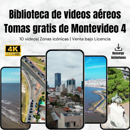 Free Drone Videos of Montevideo 1