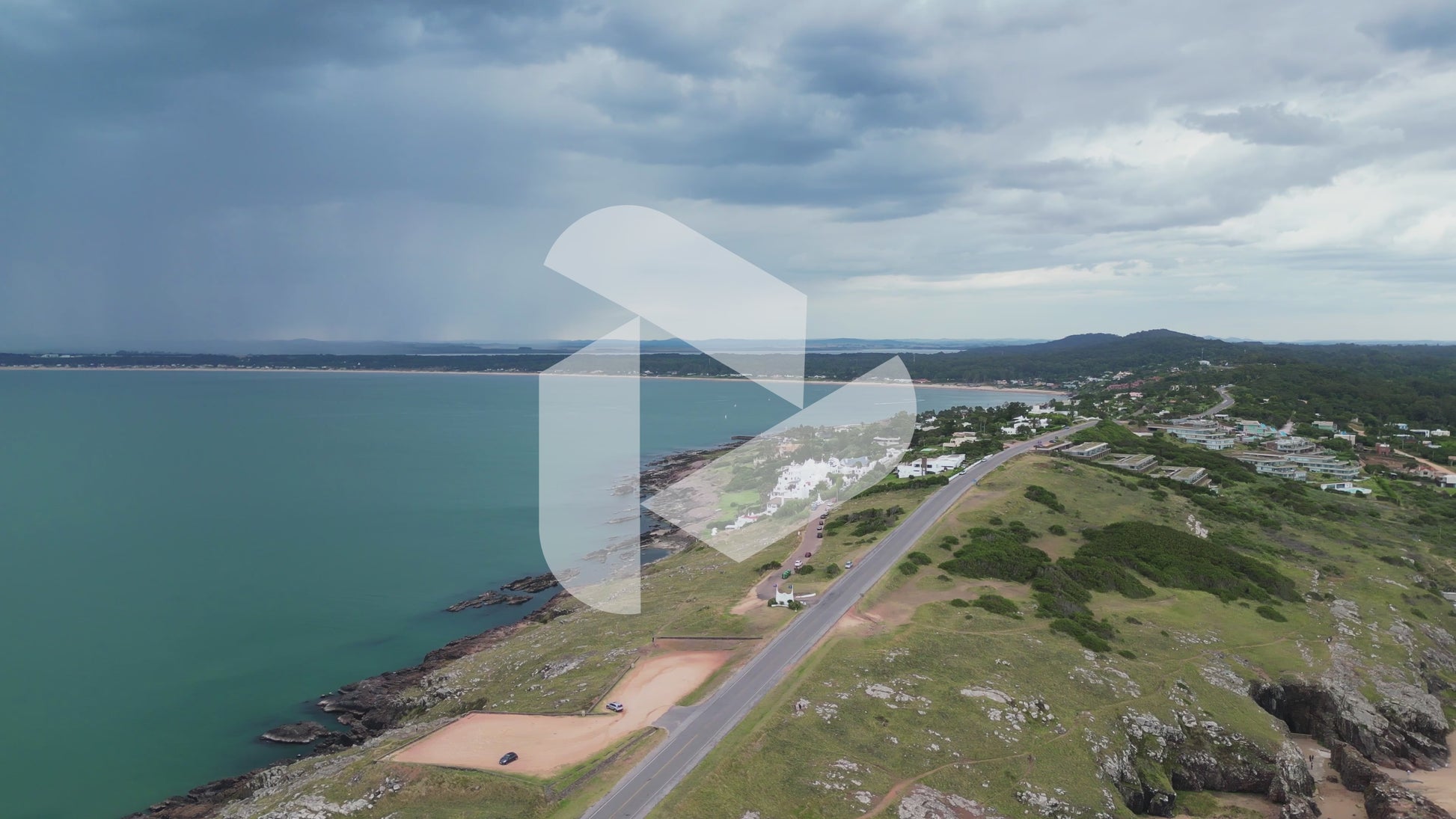 Paneo de Punta Tesoro en Punta Ballena, Maldonado, Uruguay