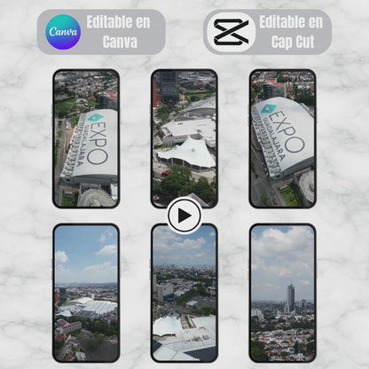 Expo Guadalajara · Pack completo 4K vertical y horizontal